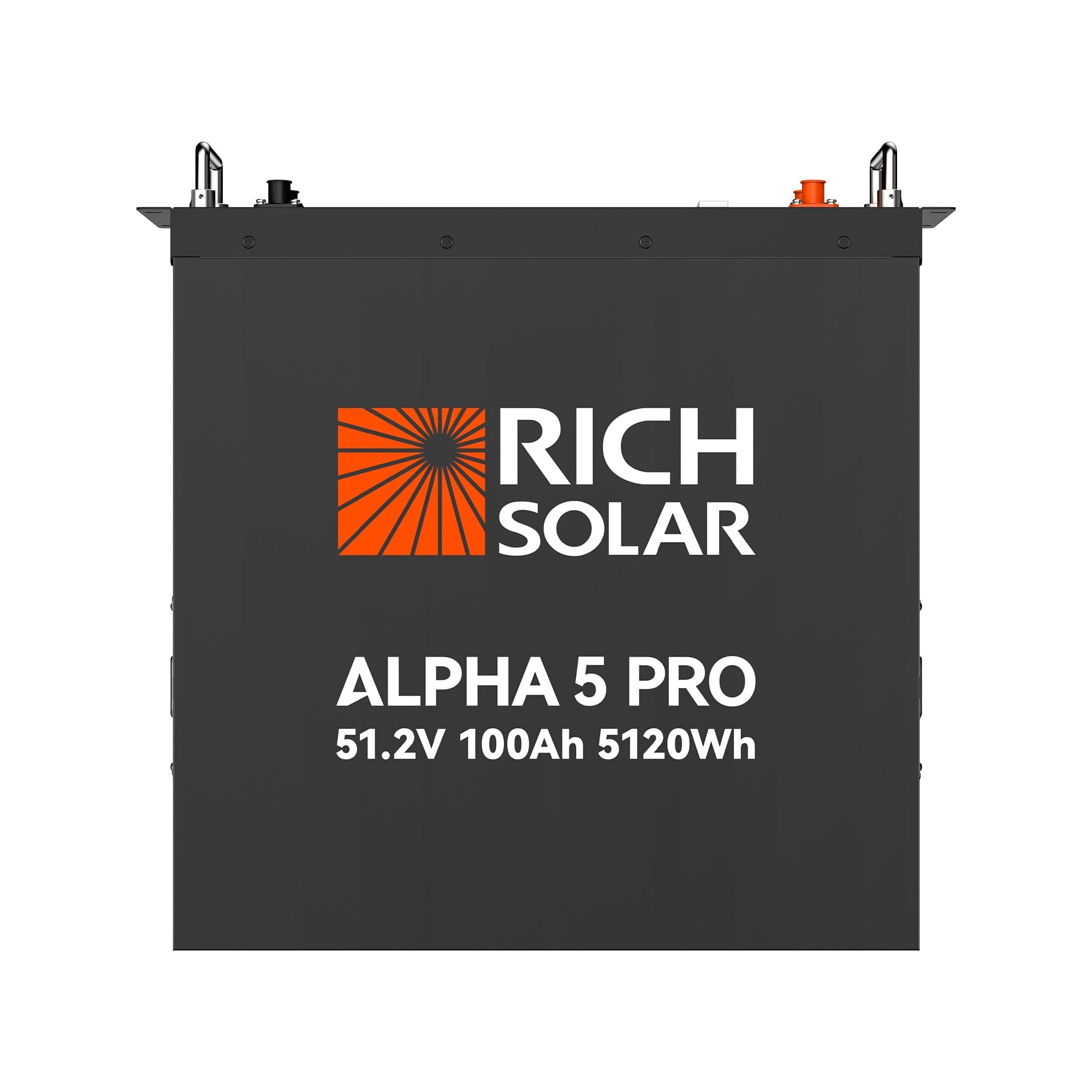 RICH SOLAR ALPHA 5 PRO | 51.2V | 100Ah LiFePO4 Battery | Premium 48V Server Rack Lithium Battery | 7,000 Lifetime Cycles | 10-Year Warranty | UL1973, UL9540A Certified (BACKORDER: 3rd week of June) Server Rack Batteries RICH SOLAR