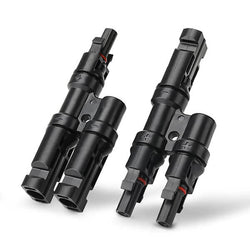 BougeRV Solar Branch Connectors Y Connector in Pair MMF+FFM Parallel Connection Accessories BougeRV 1 Pair