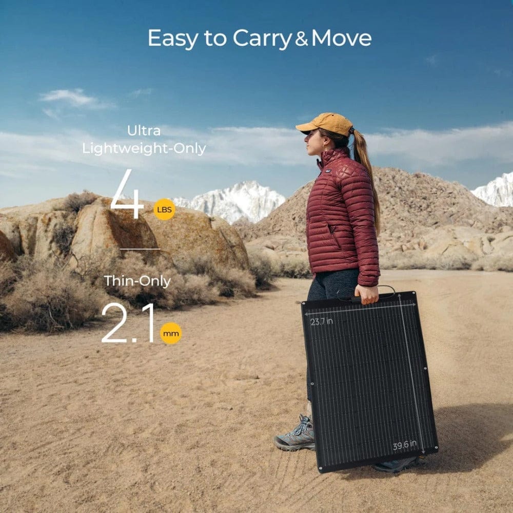 BougeRV Arch 100 Watt Fiberglass Curved Solar Panel Flexible Solar Panels BougeRV