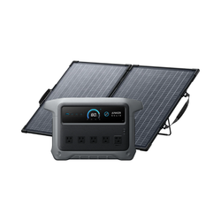 Anker SOLIX C1000 Gen 2 Portable Power Station with 100W Bifacial Solar Panel