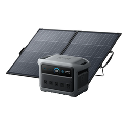 Anker SOLIX C1000 Gen 2 Portable Power Station with 200W Bifacial Solar Panel