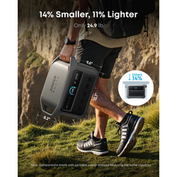 Anker SOLIX C1000 Gen 2 Portable Power Station with 200W Bifacial Solar Panel