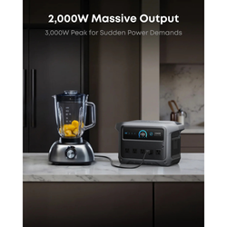 Anker SOLIX C1000 Gen 2 Portable Power Station with 200W Bifacial Solar Panel