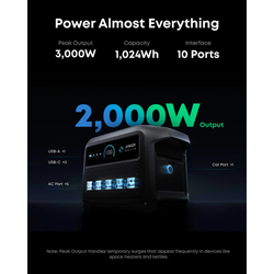 Anker SOLIX C1000 Gen 2 Portable Power Station with 200W Bifacial Solar Panel