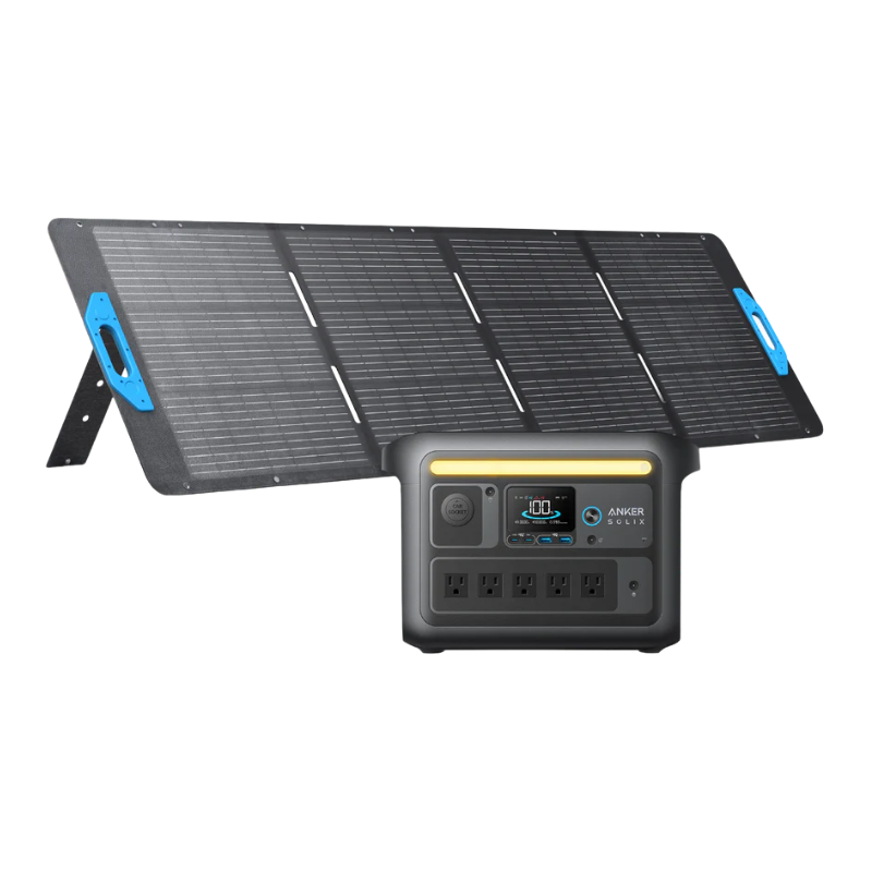 Anker SOLIX C800X Solar Generator + 200W Solar Panel
