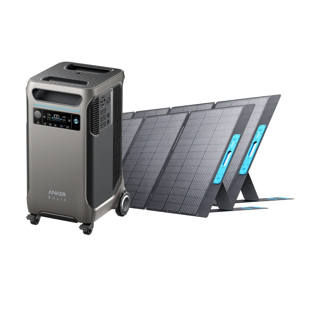 Anker SOLIX F3800 Solar Generator + 2 × 400W Solar Panel