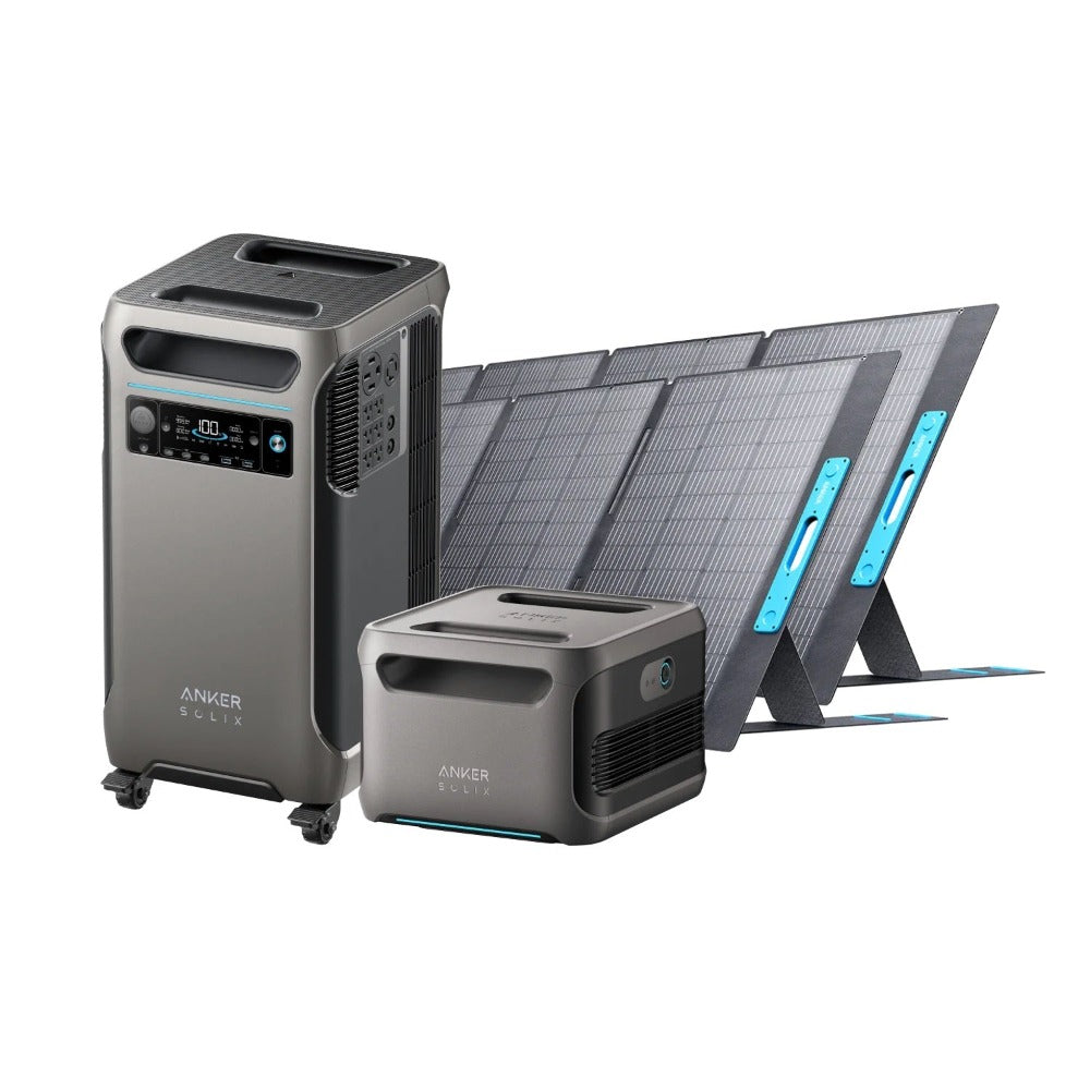 Anker SOLIX F3800 + Expansion Battery + 2 × 400W Solar Panel