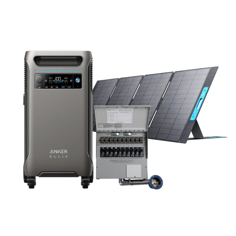 Anker SOLIX F3800 + Home Backup Kit + 400W Solar Panel