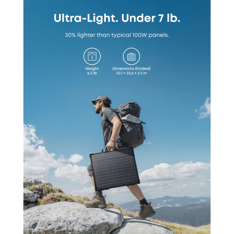 Anker SOLIX PS100 Bifacial Portable Solar Panel