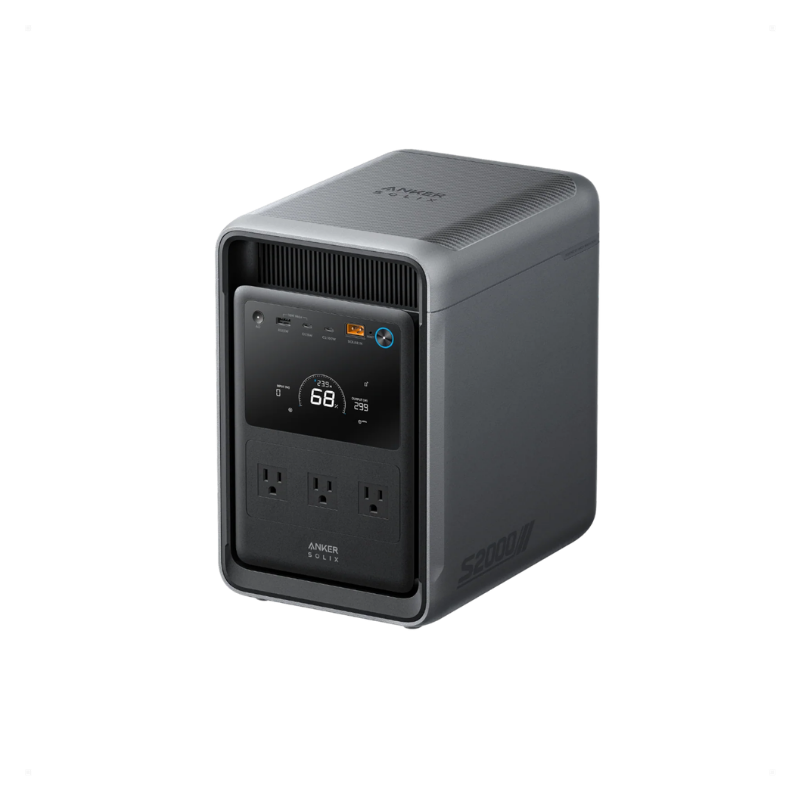 Anker SOLIX S2000 Portable Power Station + PS200 Bifacial Solar Panel