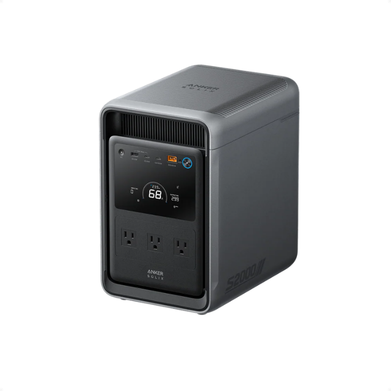 Anker SOLIX S2000 Portable Power Station + PS200 Bifacial Solar Panel