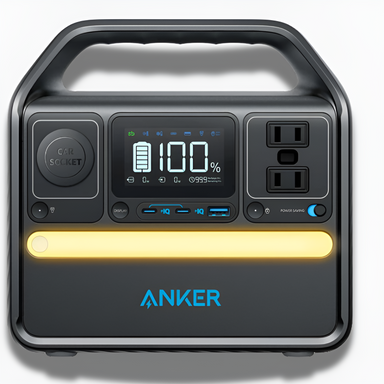 Anker 522 Portable Power Station Front