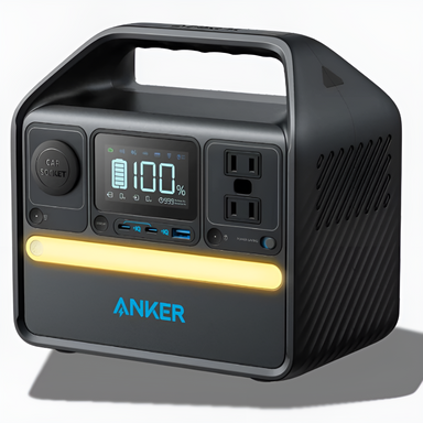 Anker 522 Portable Power Station Side