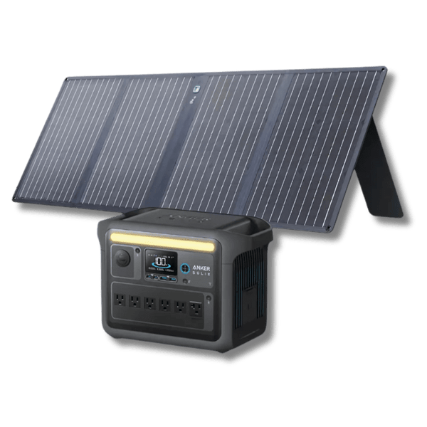 Anker Solix C1000X Portable Power Station With Solar Panel