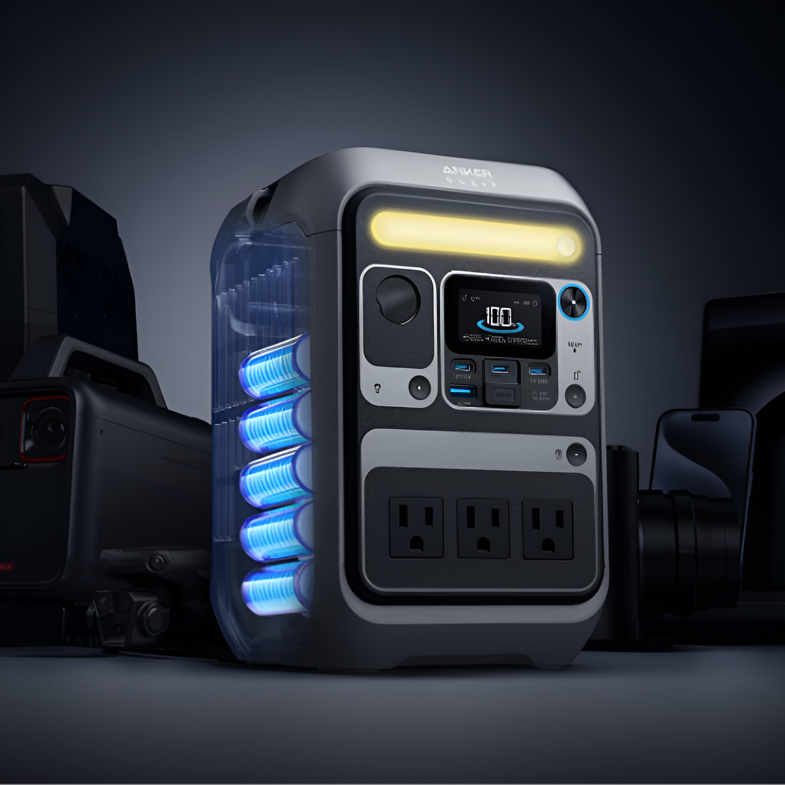 Anker SOLIX C300X Portable Power Station - 288Wh | 300W Portable Power Station Anker