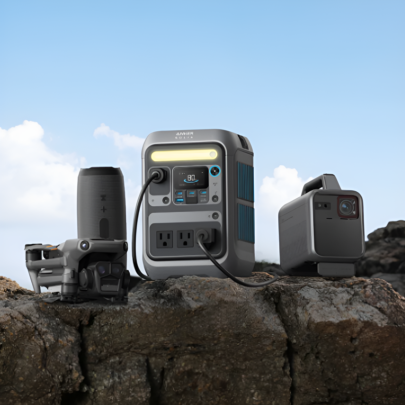 Anker SOLIX C300X Portable Power Station - 288Wh | 300W Portable Power Station Anker