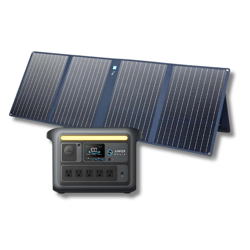 Anker SOLIX C800X Portable Power Station Portable Power Station Anker 1 x 100W Solar Panel