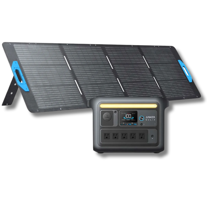 Anker SOLIX C800X Portable Power Station Portable Power Station Anker 1 x 200W Solar Panel