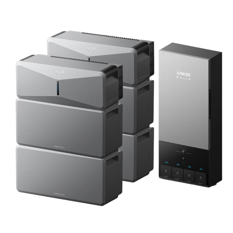 Anker SOLIX E10 | Expandable Whole-Home Backup System | Automatic Kit | UL9540 & UL9540A Certified