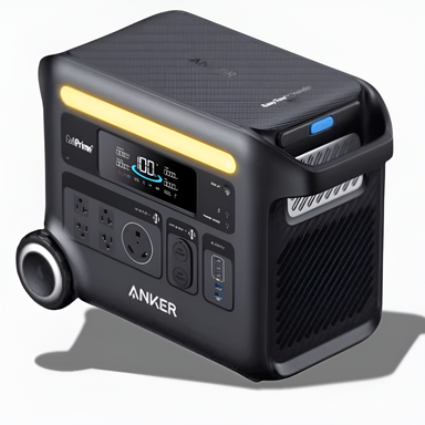 Anker SOLIX F2600 2560Wh Portable Power Station + 30A Transfer Switch Solar Kits Anker