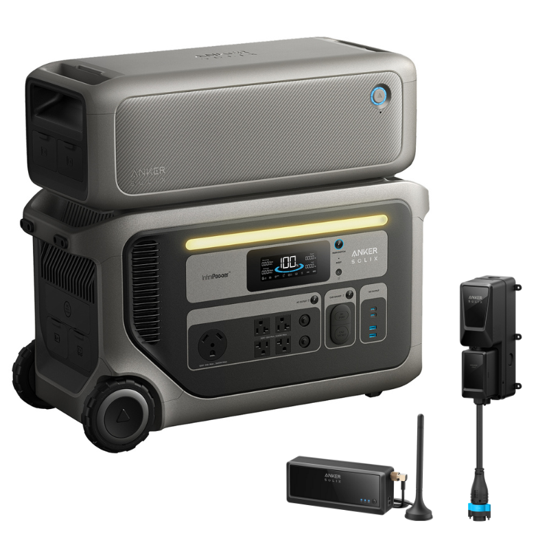 Anker SOLIX F3000 + BP3000 Expansion Battery + Power Saver Kit