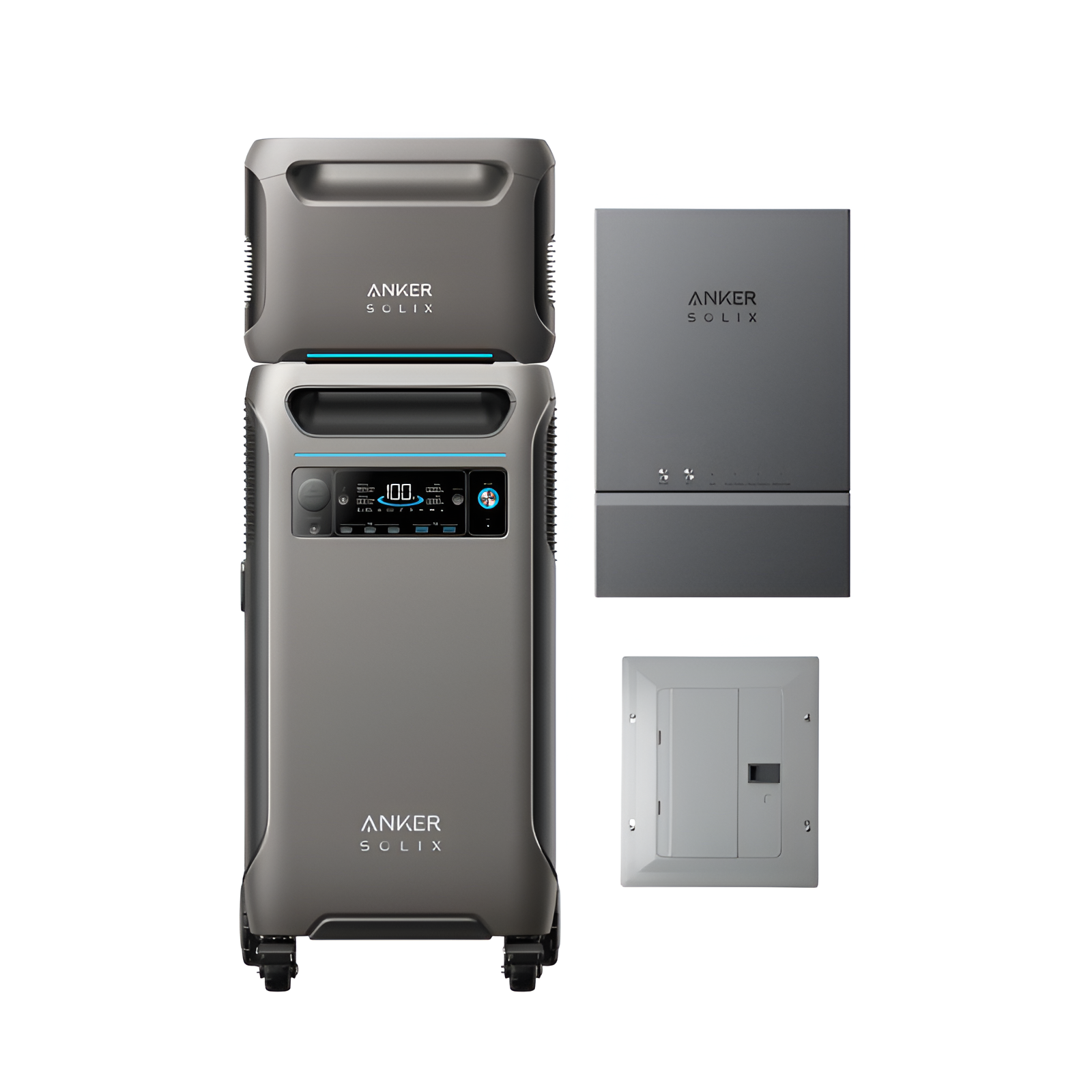 Anker SOLIX F3800 + Expansion Battery + Home Power Panel + Subpanel