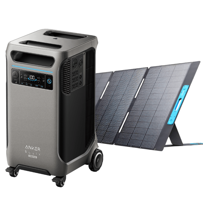 Anker SOLIX F3800 Plus Portable Power Station + 400W Solar Panel (With a Free Anker SOLIX F3800 Plus Protective Cover Bag) Solar Energy Kits Anker
