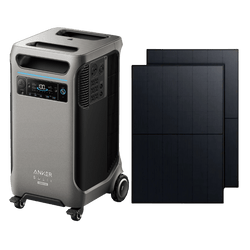 Anker SOLIX F3800 Plus Portable Power Station + 410W Rigid Solar Panel (With a Free Anker SOLIX F3800 Plus Protective Cover Bag) Solar Energy Kits Anker