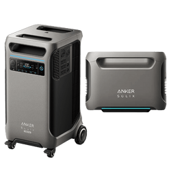 Anker SOLIX F3800 Plus Portable Power Station + Extra Battery (With a Free Anker SOLIX F3800 Plus Protective Cover Bag) Solar Energy Kits Anker