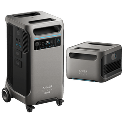 Anker SOLIX F3800 Plus Portable Power Station + Extra Battery (With a Free Anker SOLIX F3800 Plus Protective Cover Bag) Solar Energy Kits Anker