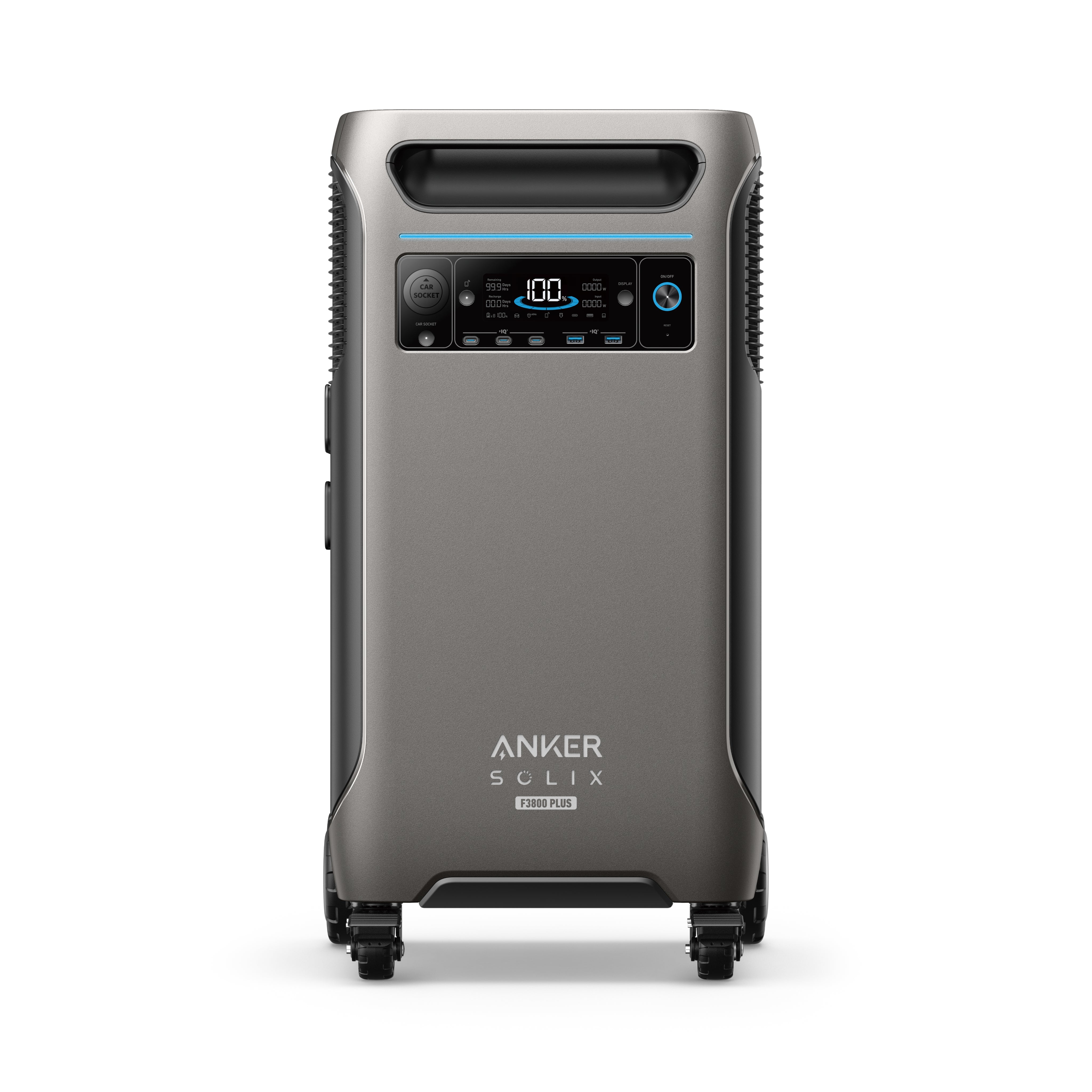 Anker SOLIX F3800 Plus Portable Power Station - With 1x FREE 400W Anker Solar Panel & Gas Generator Adapter Portable Power Station Anker