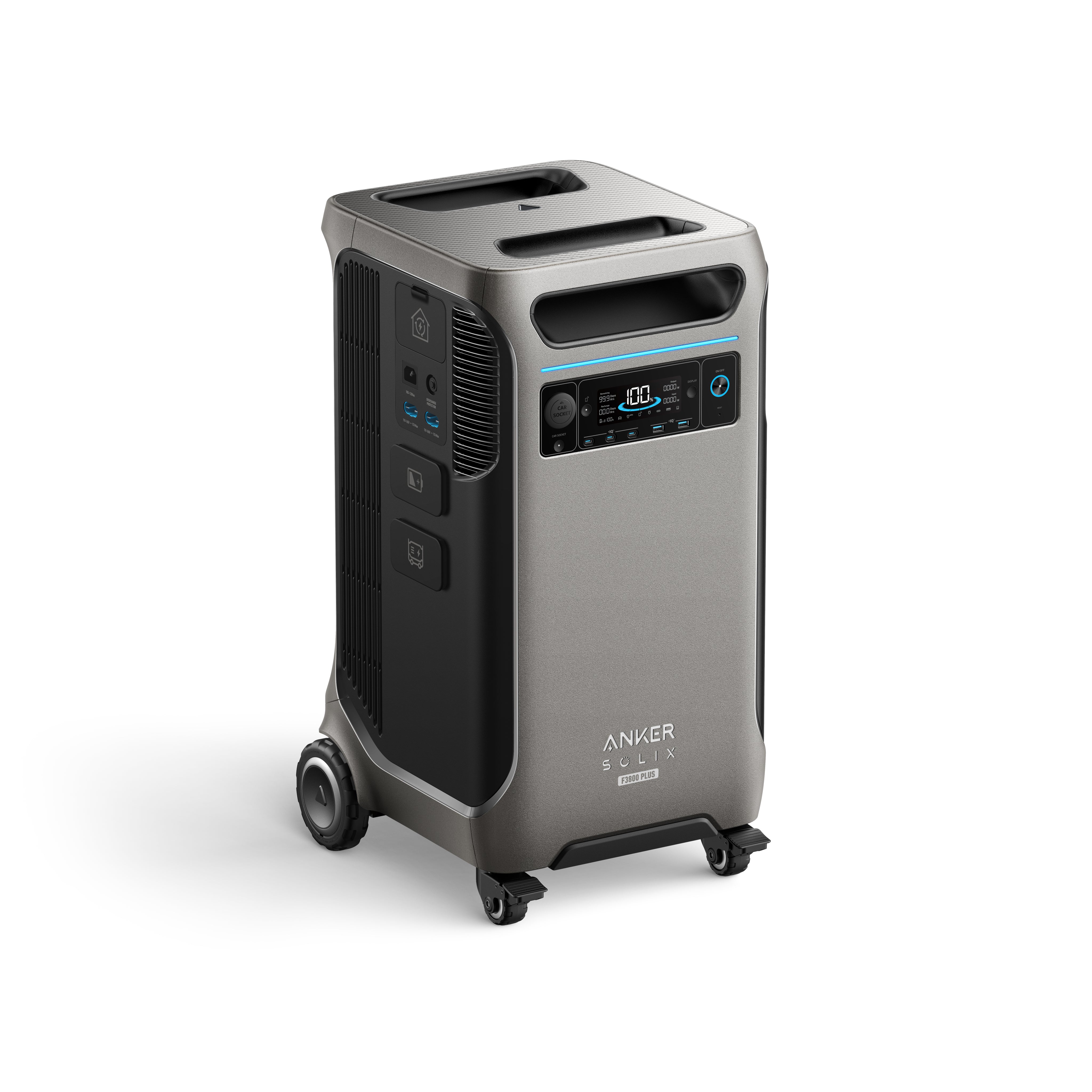 Anker SOLIX F3800 Plus Portable Power Station - With 1x FREE 400W Anker Solar Panel & Gas Generator Adapter Portable Power Station Anker