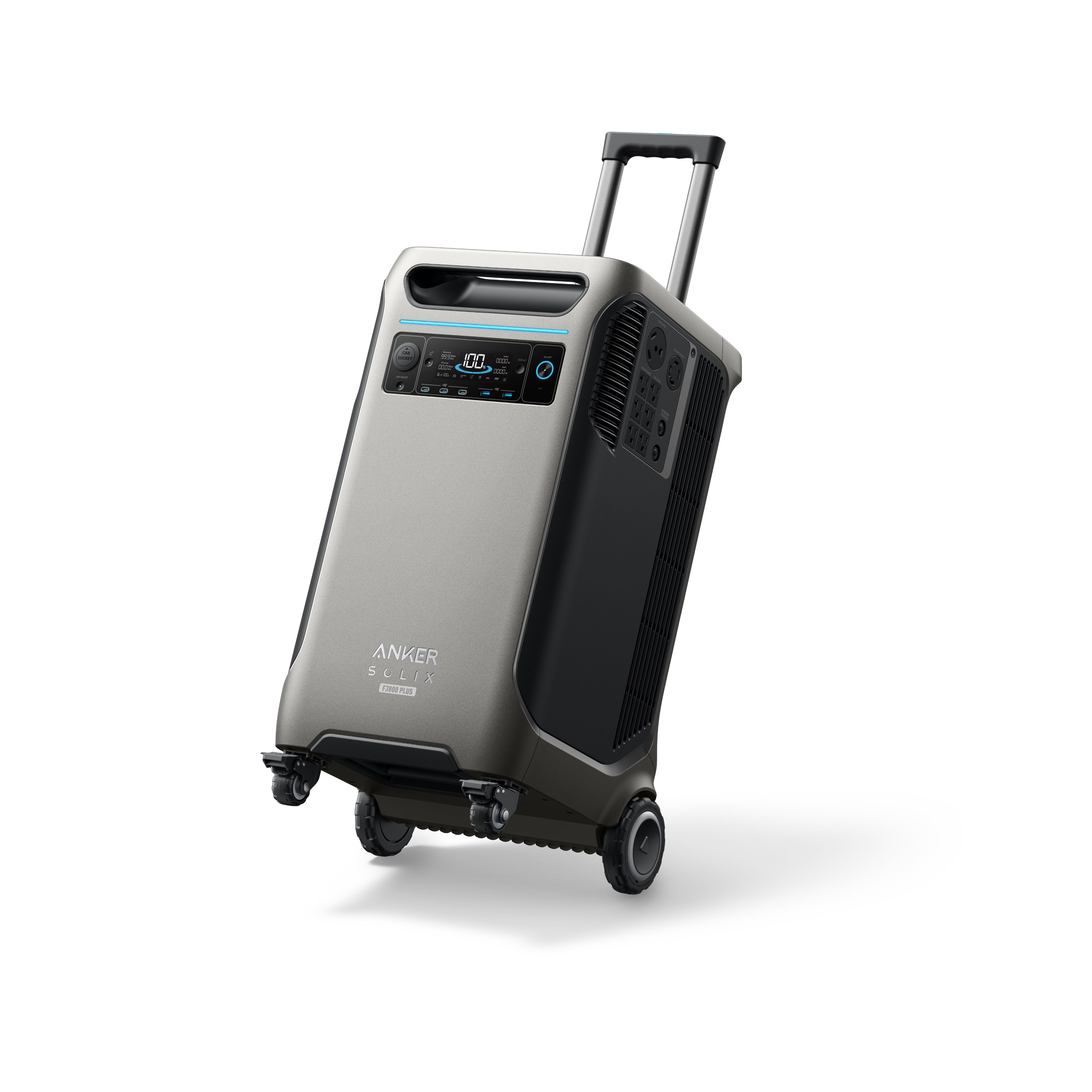 Anker SOLIX F3800 Plus Portable Power Station - With 1x FREE 400W Anker Solar Panel & Gas Generator Adapter Portable Power Station Anker