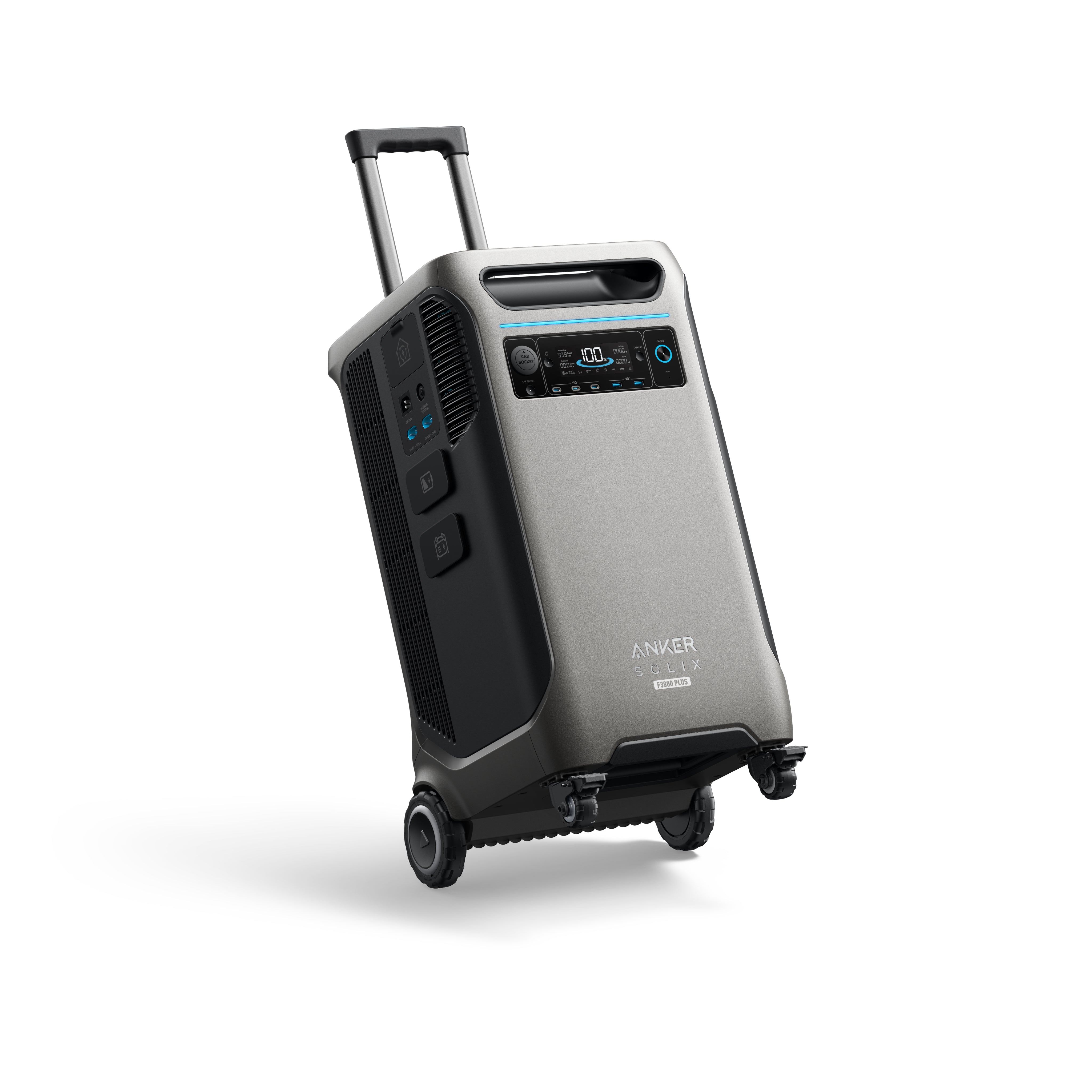 Anker SOLIX F3800 Plus Portable Power Station - With 1x FREE 400W Anker Solar Panel & Gas Generator Adapter Portable Power Station Anker