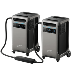 Anker SOLIX F3800 Plus Portable Power Station x2 + Double Voltage Hub (With a Free Anker SOLIX F3800 Plus Protective Cover Bag) Solar Energy Kits Anker