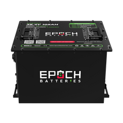 Epoch 36V 105Ah - LiMax Series - Lithium (LiFePO4) Golf Cart Battery - Complete Kit