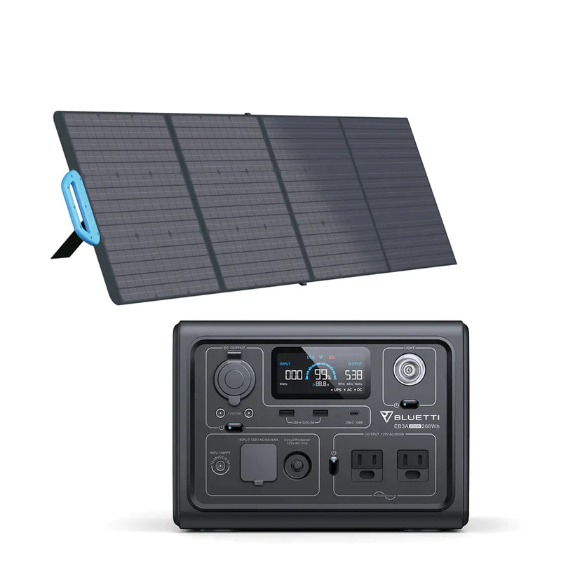 Bluetti EB3A Portable Power Station | 600W 268Wh Capacity