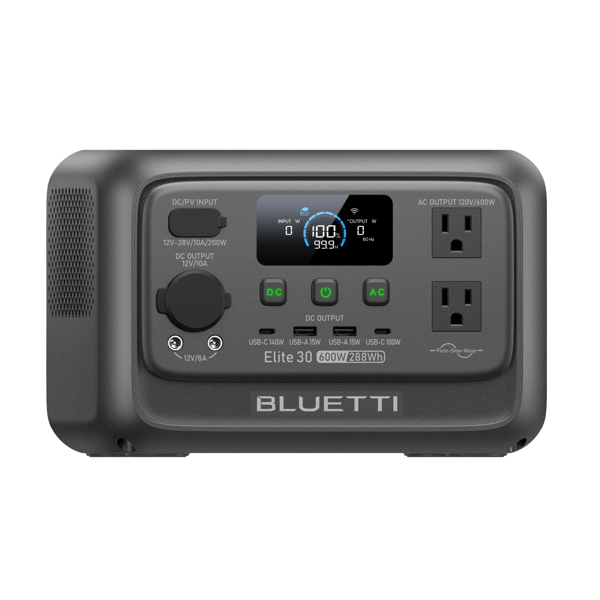 BLUETTI Elite 30 V2 | 288Wh 600W Portable Power Station