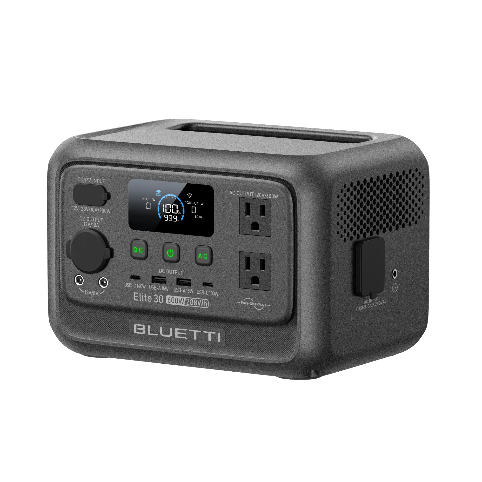 BLUETTI Elite 30 V2 | 288Wh 600W Portable Power Station