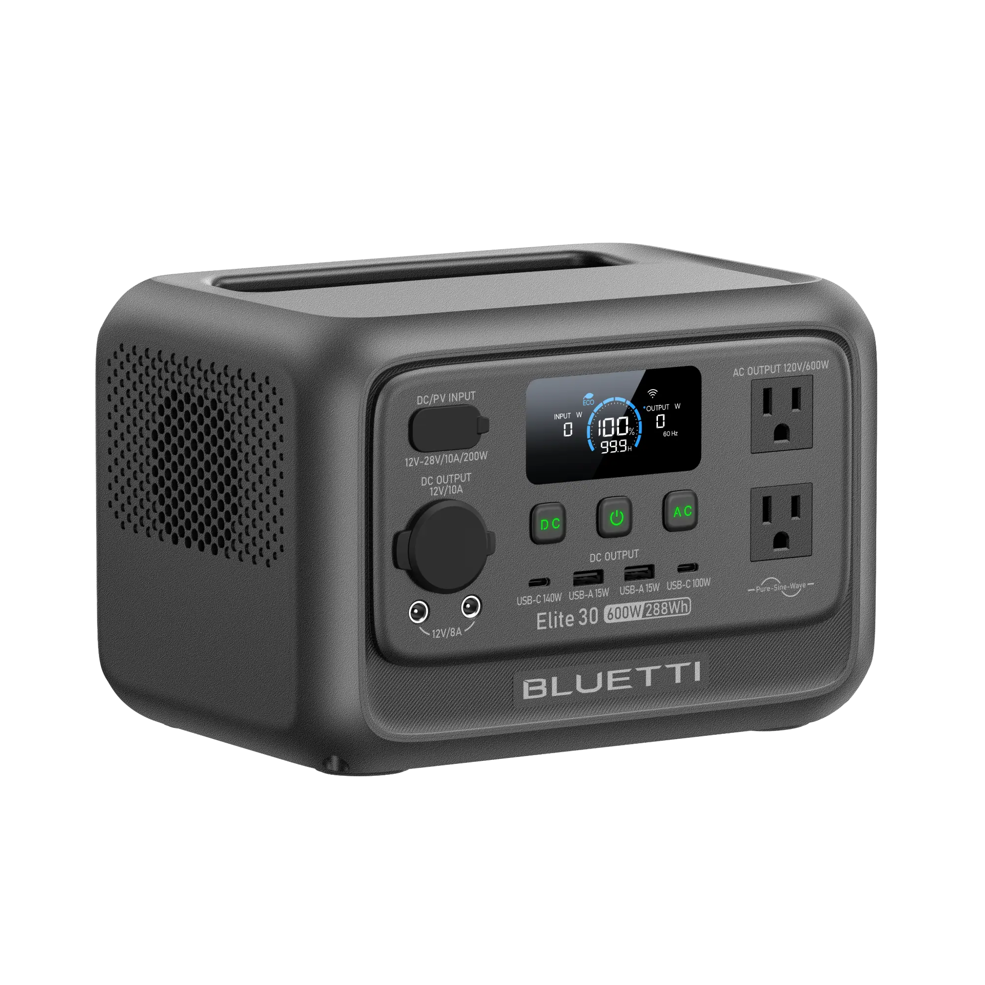 BLUETTI Elite 30 V2 | 288Wh 600W Portable Power Station