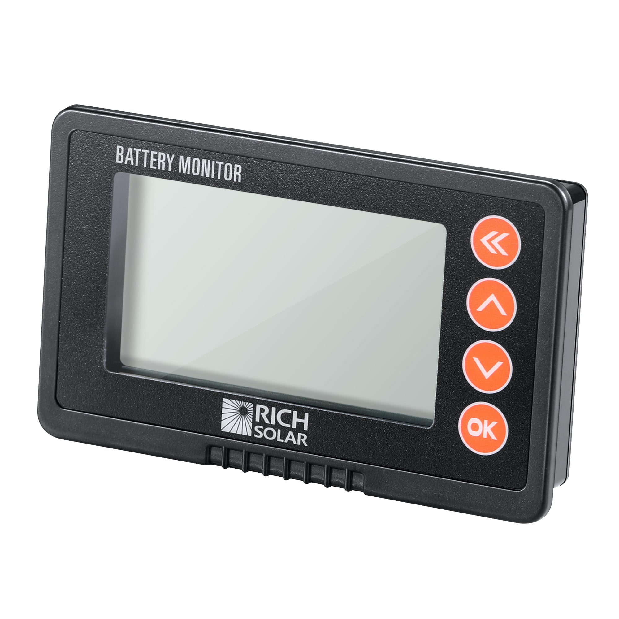 RICH SOLAR | 500 Amp Battery Monitor with Shunt | 8~120V 500A Battery Monitor | Accurate Battery Status Monitor | Easy to Use Battery Monitor Rich Solar