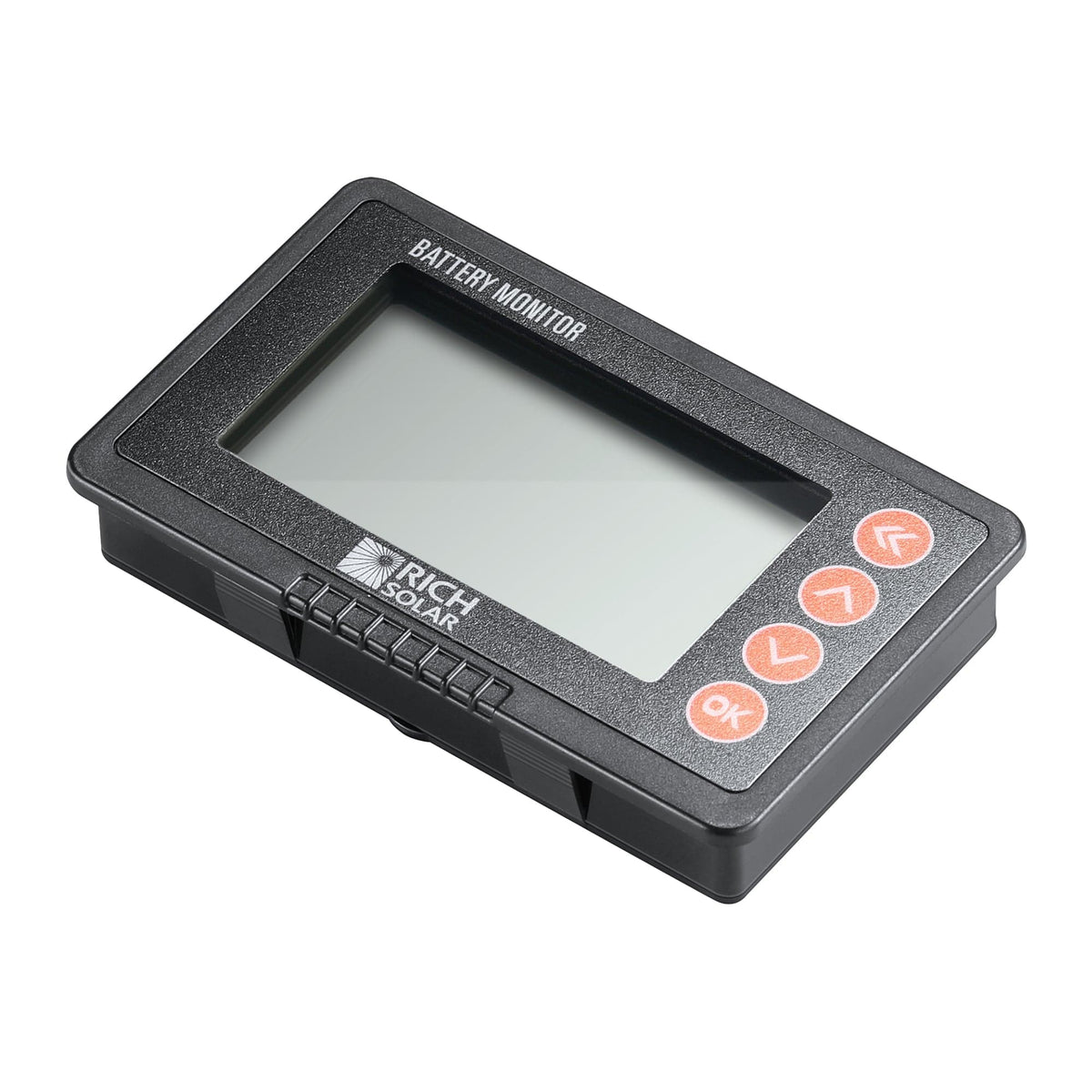 RICH SOLAR 500 Amp Battery Monitor with Shunt | 8~120V 500A Battery Monitor with Shunt | Accurate Battery Status Monitor | Easy to Use Battery Monitor RICH SOLAR