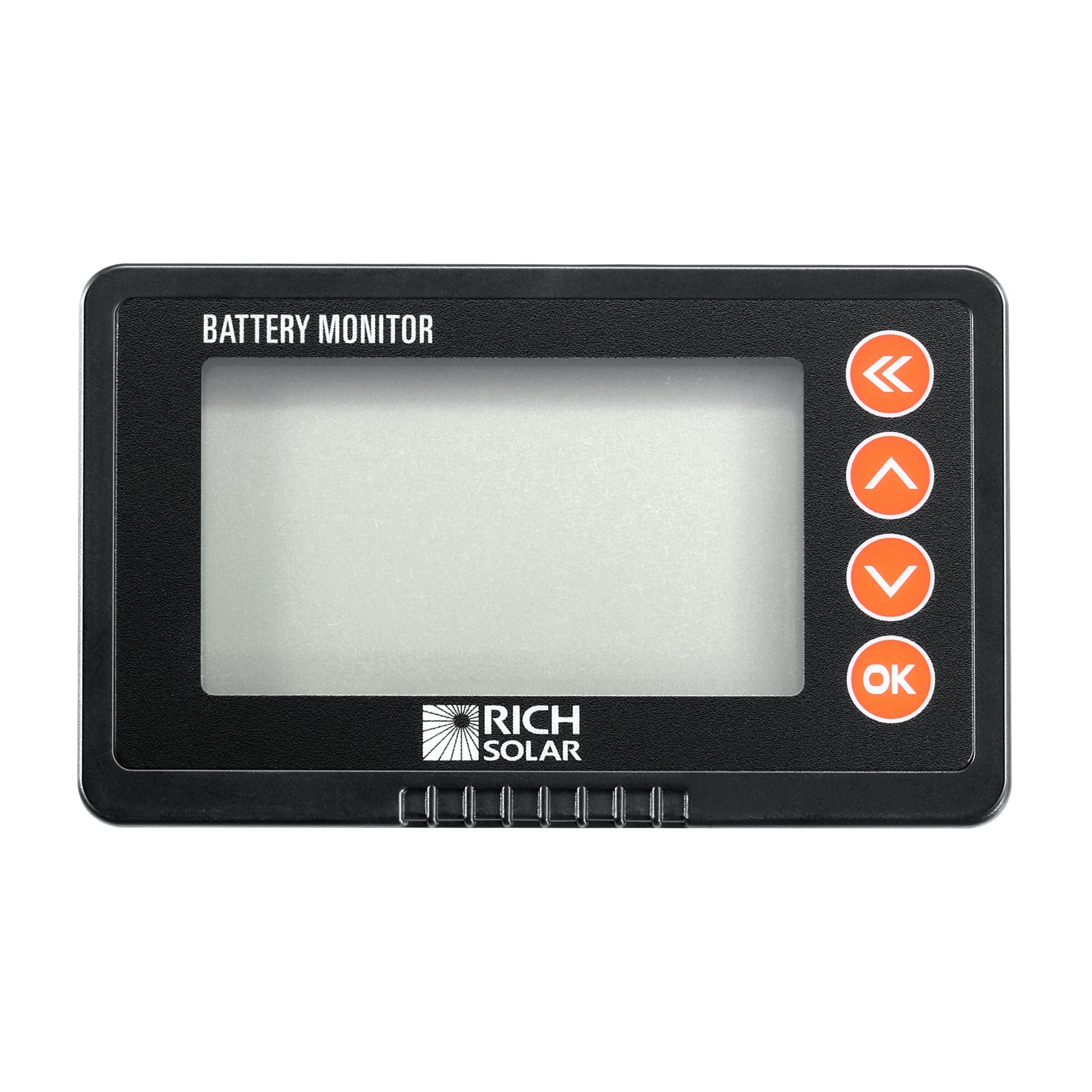 RICH SOLAR | 500 Amp Battery Monitor with Shunt | 8~120V 500A Battery Monitor | Accurate Battery Status Monitor | Easy to Use