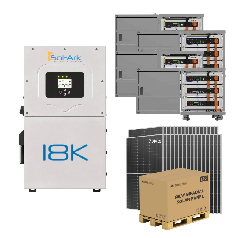 Sol-Ark Pytes Pro 18K Solar Kit