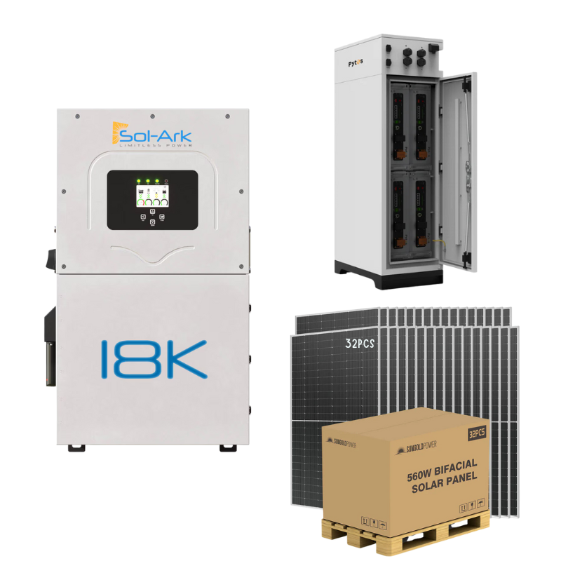 Sol-Ark Pytes Pro 18K Solar Kit