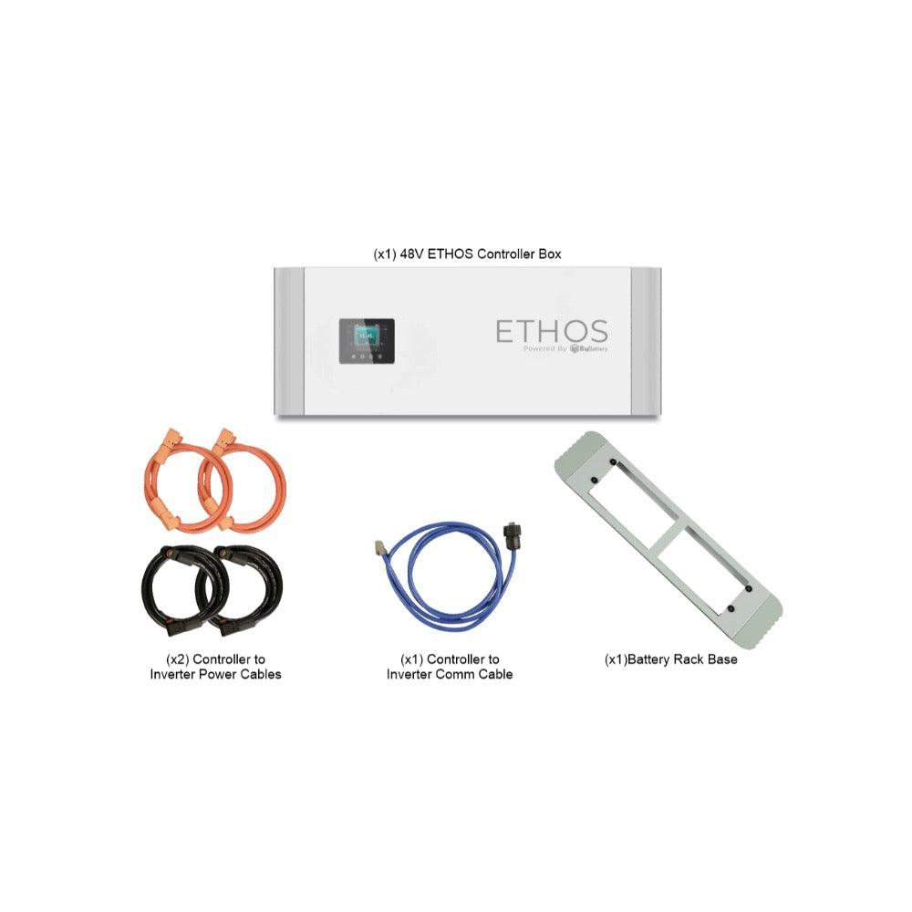 Big Battery 48V 10.2kWh ETHOS Energy Storage System (ESS) with 2 Batteries + 12kW Inverter