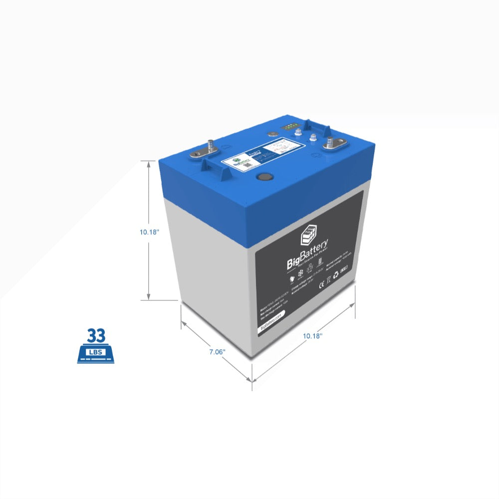 Big Battery 24V EAGLE 2 - LiFePO4 - 64Ah - 1.63kWh