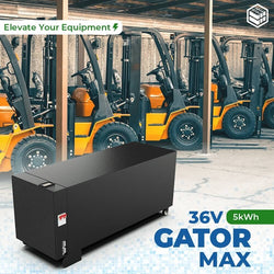 Big Battery 36V GATOR MAX - LiFePO4 - 120Ah - 5kWh Batteries Big Battery