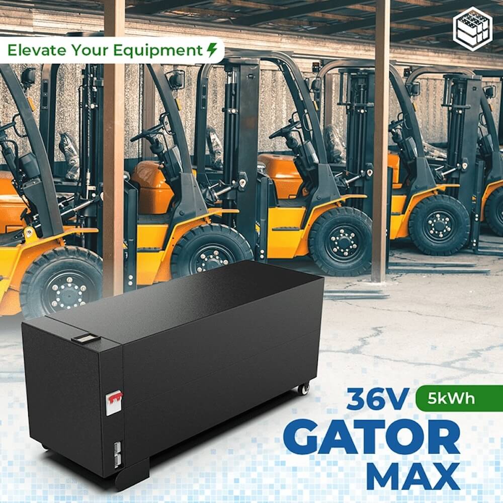 Big Battery 36V GATOR MAX - LiFePO4 - 120Ah - 5kWh Batteries Big Battery