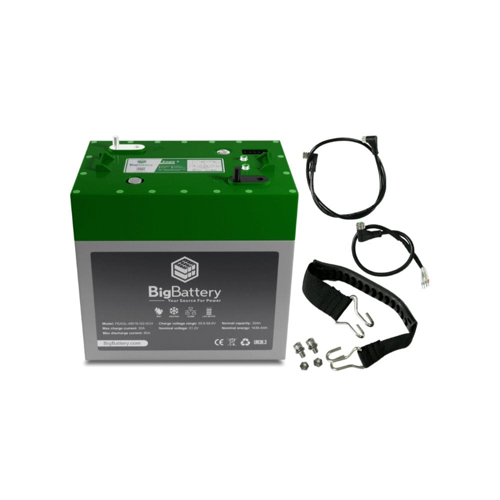 Big Battery 48V EAGLE 2 - LiFePO4 - 32Ah - 1.63kWh Batteries Big Battery